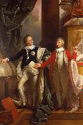 Benjamin West Prince Edward and William IV of the United Kingdom. oil painting artist